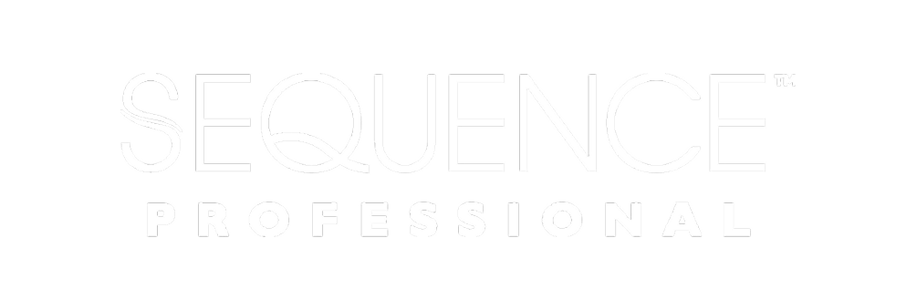 SEQUENCE white logo